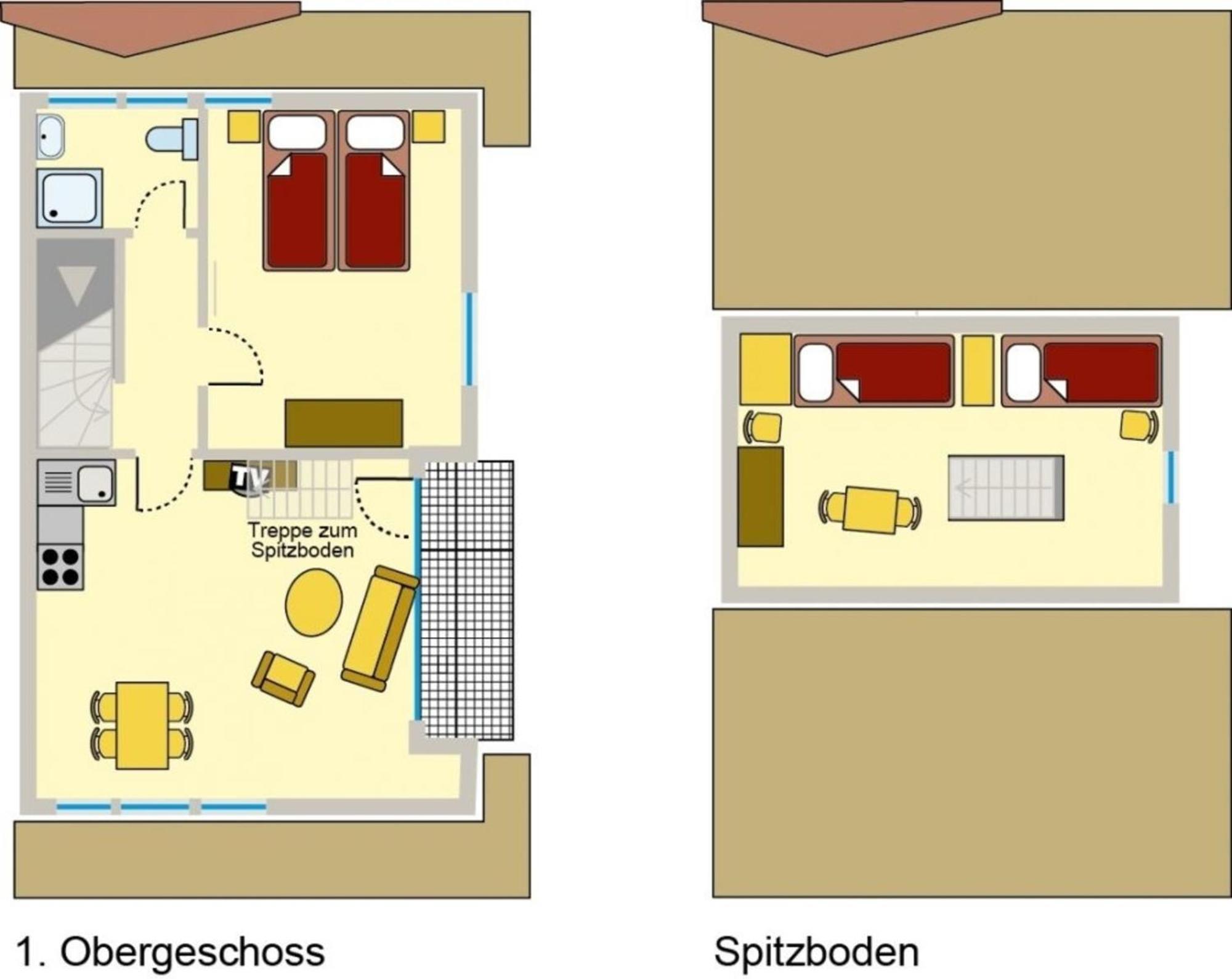 Ferienwohnung Nr 02 Og Spitzboden Born Exterior photo